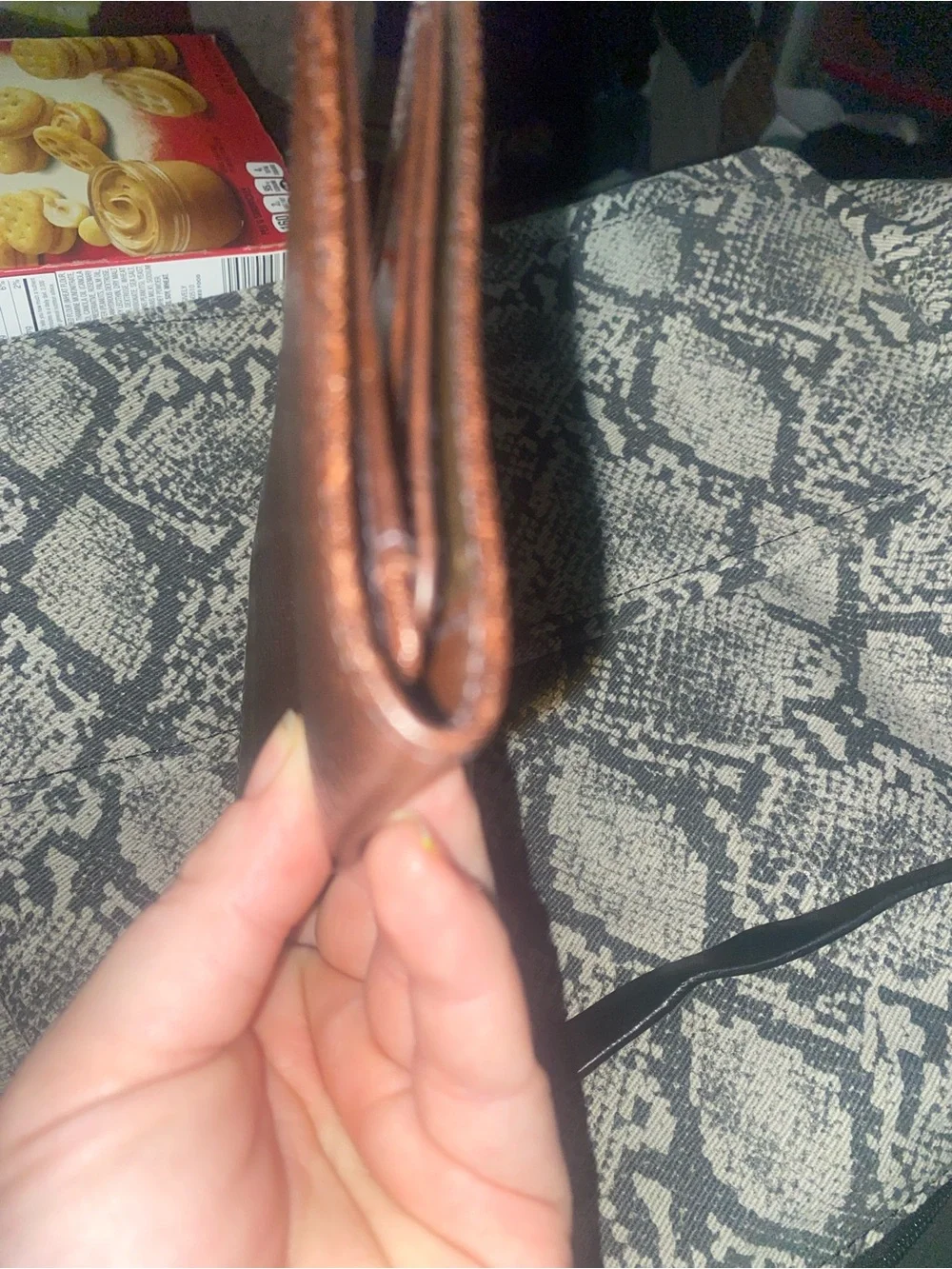 Givenchy Brown Leather Long Wallet